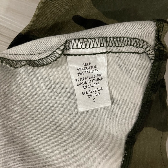 Voila peplum camo jacket - Picture 7 of 8